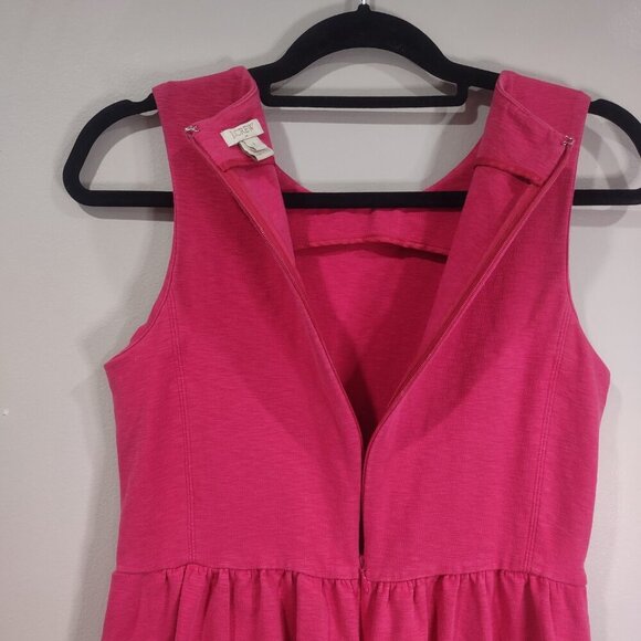 Women's J. Crew Fuchsia Daybreak Midi Dress Size Small - Picture 8 of 9